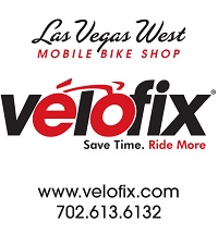 Las Vegas West Mobile Bike Shop Veiofix Save Time. Ride More www.velofix.com 702.613.6132 Logo